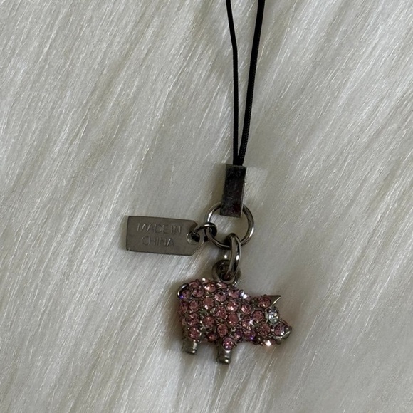 Coach Mini Pig Rhinestone Charm - Picture 2 of 6